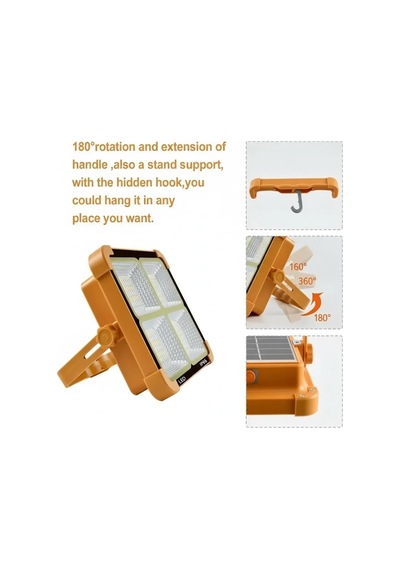 Prokama Ledli Solar Projektör 200w Bk-200w Bx40