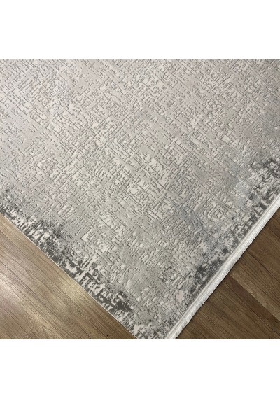 Apex Azur 6551 Gri Modern Makina Halısı Gri
