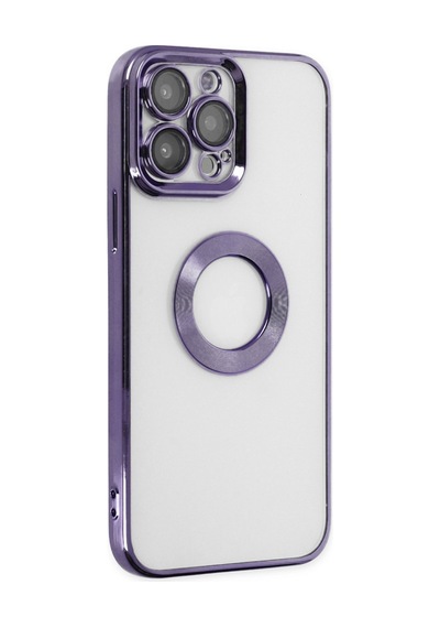 Apple iPhone  Uyumlu,  14 Pro Max Kılıf Slot Silikon - Mor