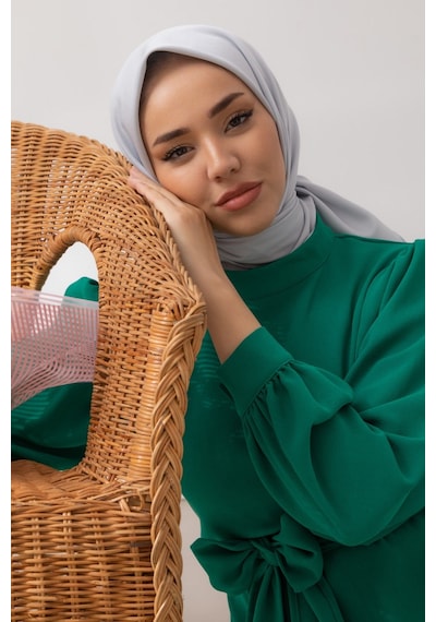 Silk Home Twill Eşarp 11343-40 Gümüş