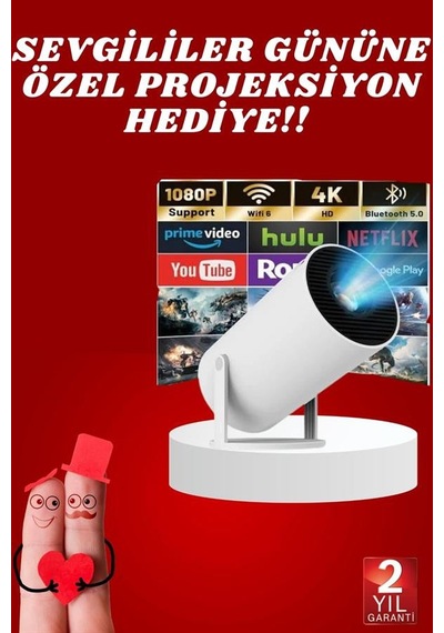 Sevgiliye Özel Hediye Ayaklı Sinema Projektörü Projeksiyon Yeni Nesil Diğer