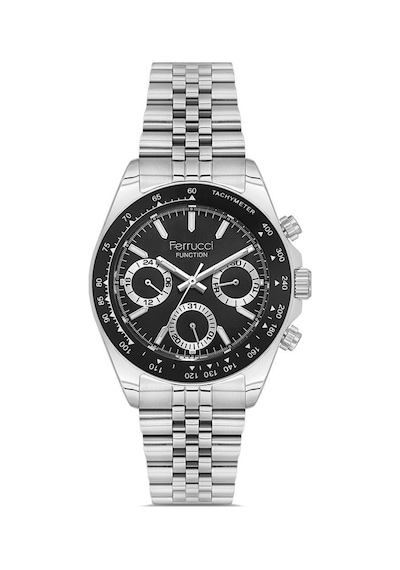 Ferrucci Fcf 1025 03648m.04 Fonksiyonlu Erkek Kol Saati Metalik Gri