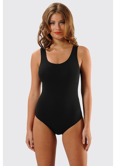 Hmd 3006 6'lı Kalın Askılı Çıtçıtlı Body - Siyah Siyah