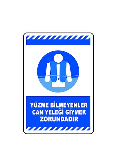 Yüzme Bileyenler Can Yeleği 35x50 Cm Galvaniz Saç 0,4 Mm
