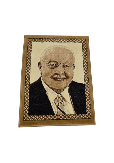 Zehra Abla Halı Yeni Merhum Necmettin Erbakan Tasvirli Portre Duvar Halısı 5724