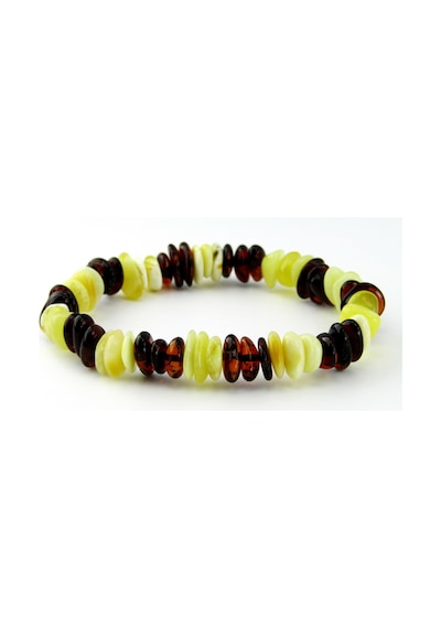 Kehribarsanat Kehribar Bileklik Çok Renkli Pul Kesim N11.59744 Çok Renkli