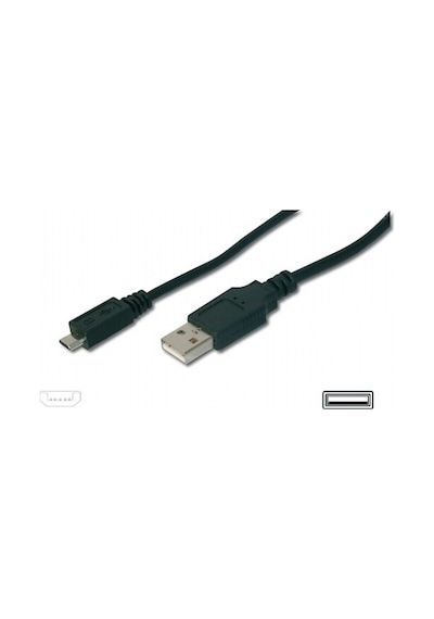 [Ak-300110-030-S] Digitus Ak-300110-030-S 3M Usb2.0-Usb Microb Kb