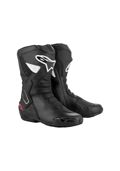 Alpinestars Stella Smx-6 V3 Korumalı Kadın Motosiklet Botu Siyah Beyaz Pembe