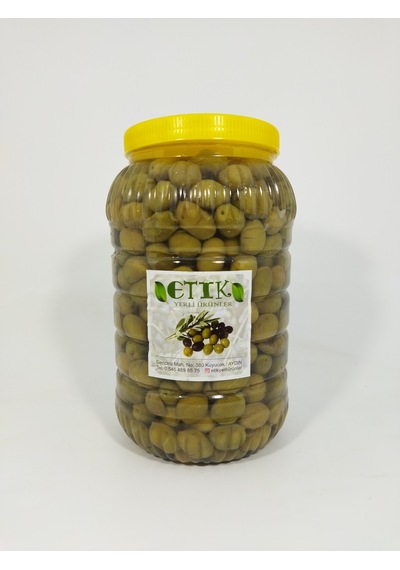 Etik Yerli Ürünler Memecik Cinsi Kırma Tatlanmış Zeytin 3 KG
