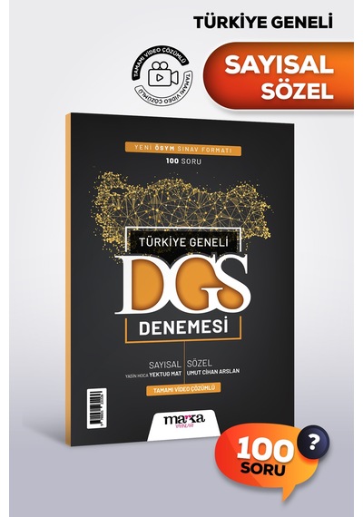 Dgs 2026 Türkiye Geneli Deneme Video Çözümlü