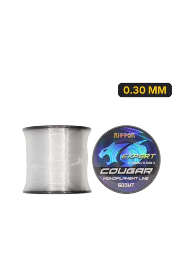 Nippon Cougar Misina 500 Mt Beyaz 0.30 mm