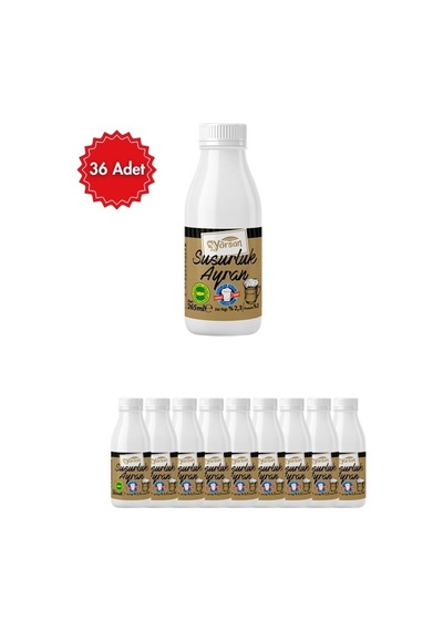 Yörsan Susurluk Ayran 2,3 Yağlı 265 Ml X 36 Adet Doğal Fermente Yoğurt