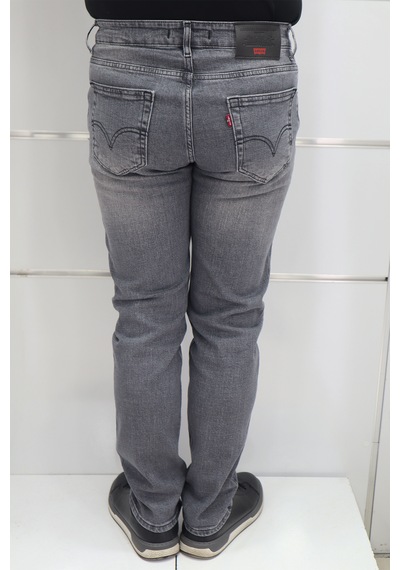 Denim Cartel Dmctekstil Erkek Normal Bel Dar Kesim Boru Paça Jean Pantolon Gri