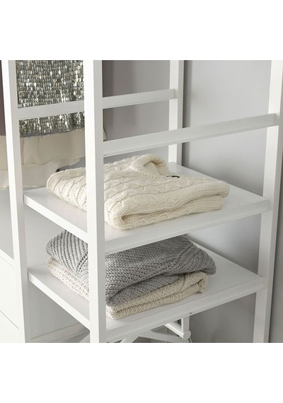 Ikea Elvarlı Yan Ünite, Beyaz, 51x216 Cm
