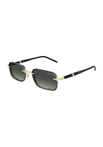 Mont Blanc Mb0483s 004 Erkek Güneş Gözlüğü Altın