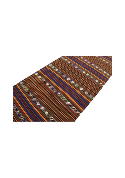 Kilim Antik El Dokuma Yün Anadolu Yörük Kilimi 0134 - Yeni - Çok Renkli