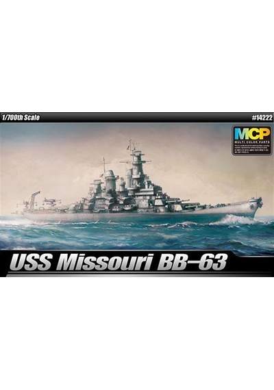 Academy 14223 1/700 Ölçek, Uss Missouri Bb 63 Modeler's Edition Savaş Gemisi, Plastik Model Kiti