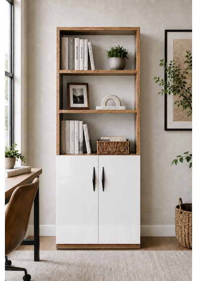 Nesso Kitaplık Dolap Çok Amaçlı Dolap Kiler Dolabı 5 Raflı Dolap Çam Beyaz 180 Cm Çok Renkli Nesso Kitaplık Dolap Çok Amaçlı Dolap Kiler Dolabı 5 Raflı Dolap Çam Beyaz 180 Cm Çok Renkli