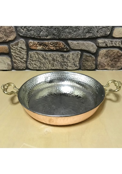 Dövme Bakır Tava 25 CM