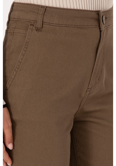 U.s. Polo Assn. Kadın Haki Pantolon Kanvas-chino 50316895-vr027 Hakı