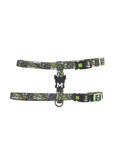 M-pets Urban Style Multicolor Active Köpek Göğüs Tasması S Çok Renkli
