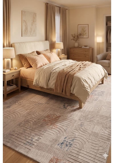 Villadia Home Textile Emboss Kabartmalı Kaymaz Taban Yıkanabilir Leke Tutmaz Kolay Temizlenir Dört Mevsim Yolluk Koridor Salon Yatak Mutfak Odası Multi