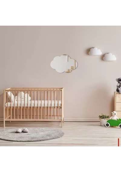 30x20 Cm Bulut Formlu Kırılmaz Pleksi Duvar Aynası - Çocuk Odası Güvenli Ayna Belirtilmemiş