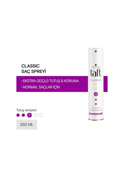 Ekstra Güçlü Saç Spreyi 250 Ml