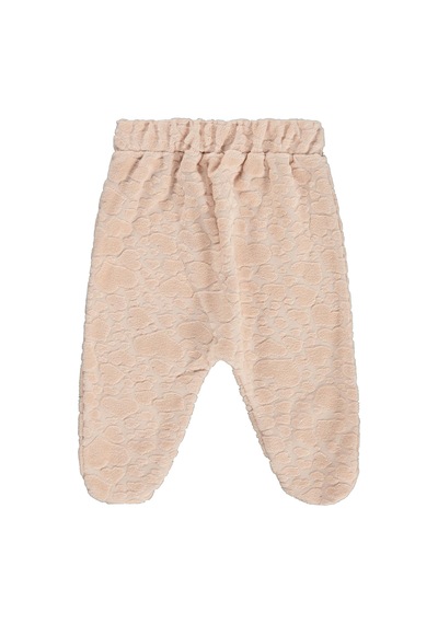 Civil Baby Tavşan Nakışlı 1-9 Ay Tek Alt Bebe - Pudra