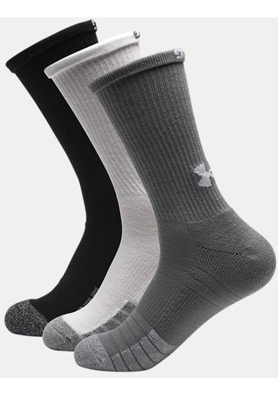 Under Armour Yetişkin HeatGear® Crew Çorap 3'lü Paket 1346751-035 Çok Renkli