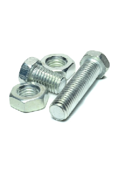 M12x30 Çelik Civata + Somun Altı Köşe Dın 933 Akb 10 Adet