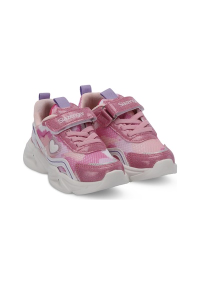 Slazenger  KLARION Çocuk Cırt Cırtlı Pembe Günlük Spor  Ayakkabısı