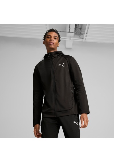 Puma Evostripe Full-zip Hoodie Erkek Ceket-siyah