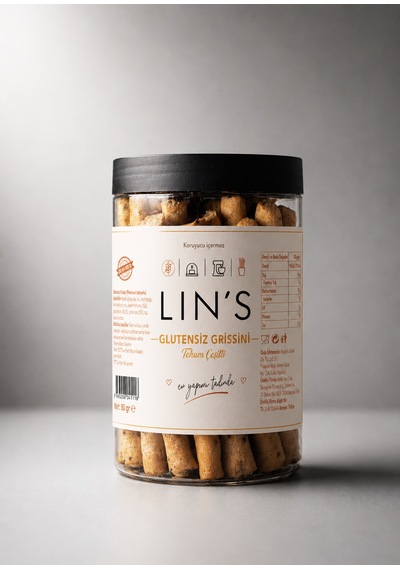 Lin's Glutensiz Kraker Tohum Çeşnili 80 Gr