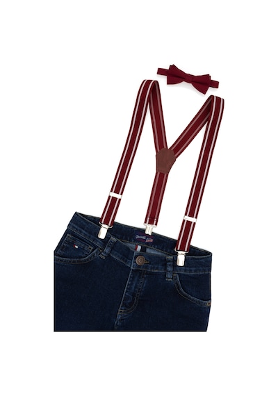 U.S. Polo Assn. Erkek Çocuk Bordo Pantolon Askısı 50313417-VR014
