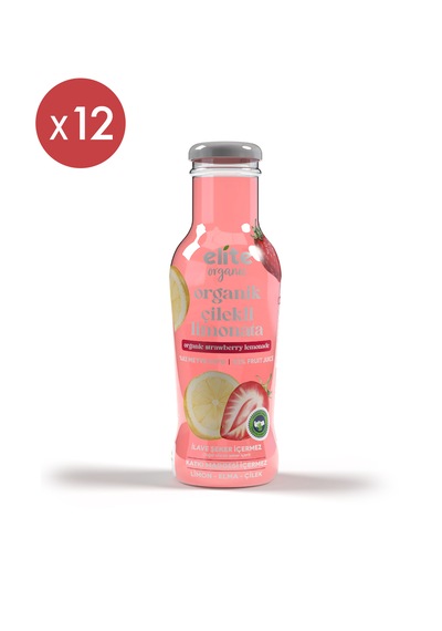 12'li Organik Çilekli Limonata 250 Ml