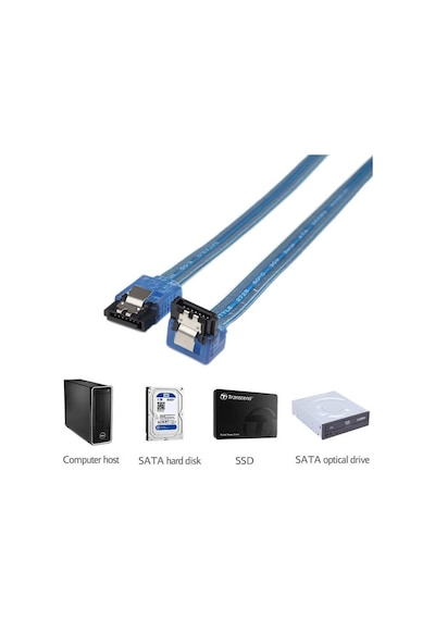 Sata 3.0 Kablo Data Kablosu - L Tipi 1 Metre