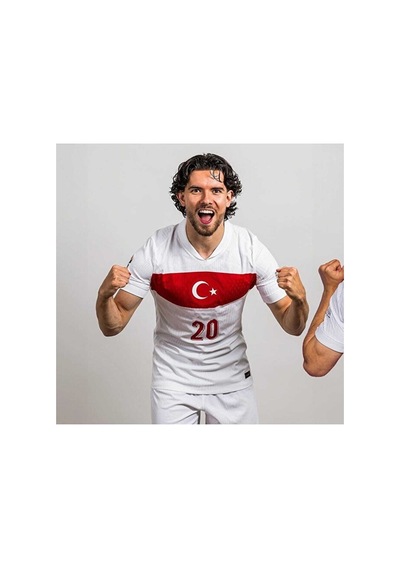 Türkiye Euro 2024 Ferdi Kadıoğlu Iç Saha Forması White Çok Renkli
