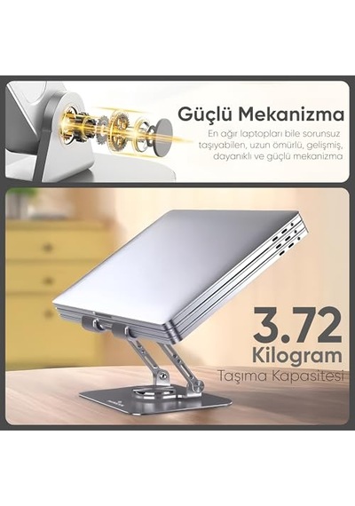 Dönebilen Sırt Uzunluk Ayarlamalı Tablet Telefon Tutucu