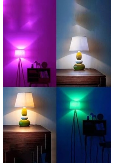 Orsell Uzaktan Kumandalı Renk Değiştirebilen Rgb Led Ampul 10 W E27 Diğer