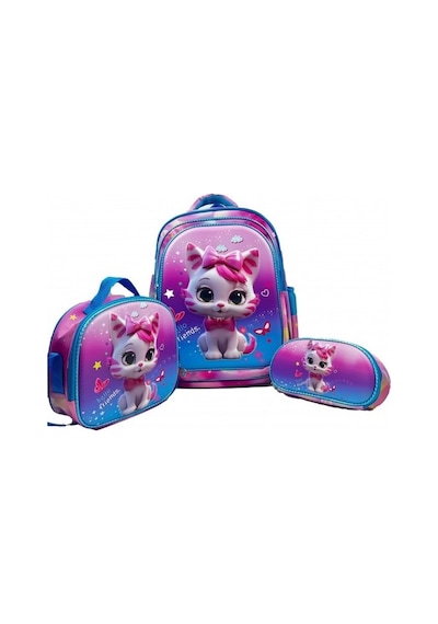 Akıllıelma-taros Sweet Sırt Çantası 3 Lü Set Çok Renkli