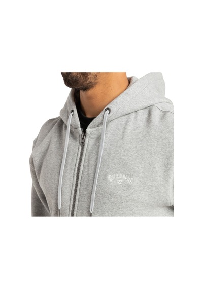 Billabong Arch Zip-up Erkek Sweatshirt Gri