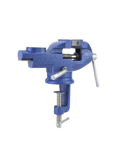 Steiner 60 Mm Dönerli Örslü Mini Masa Ve Tezgah Mengenesi Mavi