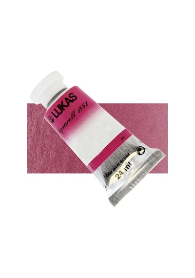 Lukas Aquarell 1862 Artist 24ml Sulu Boya 1141 Ruby Red Seri 2