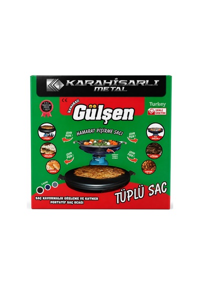 Gözleme-katmer-yufka Ve Kavurma Sacı Tüpün Üstüne Takılır Çok Renkli