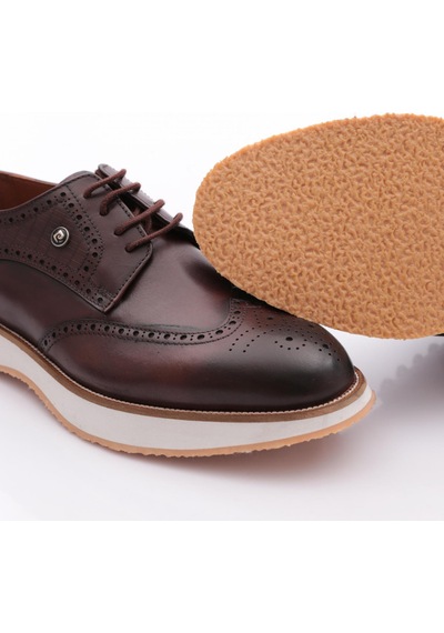 Pierre Cardin 6696-160 Premium Erkek Klasik Ayakkabı Kahverengi Spiro