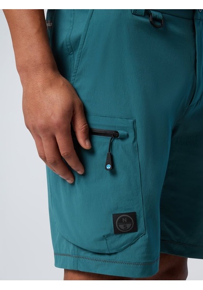 North Sails Hybrid Deck Regular Fit Erkek Şort-33430 Koyu Yeşil