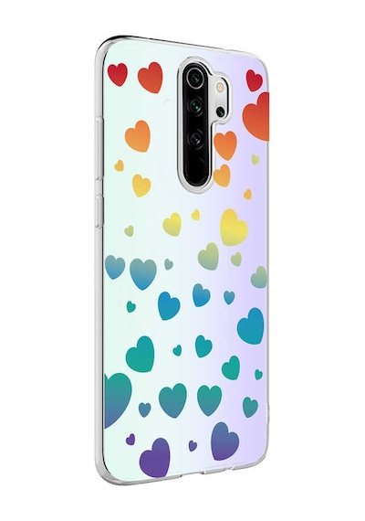 Xiaomi Redmi Note 8 Pro Kılıf M-blue Desenli Kılıf Heart No3