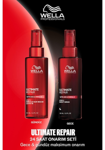 Wella Professionals Ultimate Repair Tüm Saç Tipleri İçin Onarım Ve Koruma Gece Saç Serumu 95 Ml
