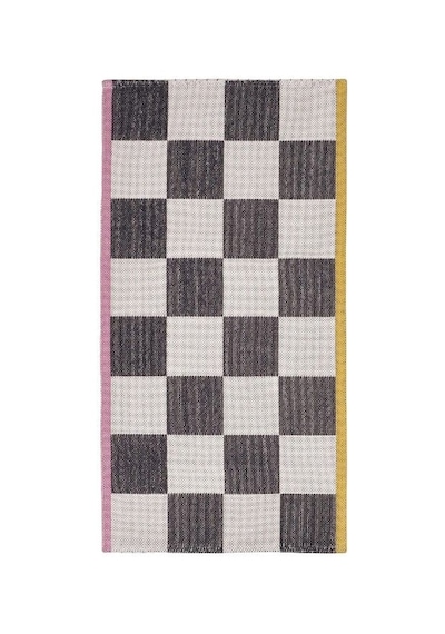 Ikea Klassrum İç Ve Dış Mekân Halısı 60 X 120 Cm Beyaz - Siyah